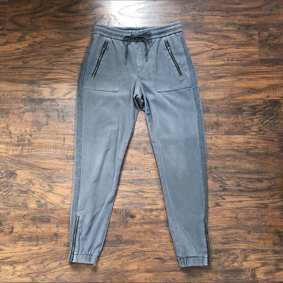 Athleta • Farallon jogger pant Cyprus green grey zipper cuff drawstring waist - Picture 3 of 13
